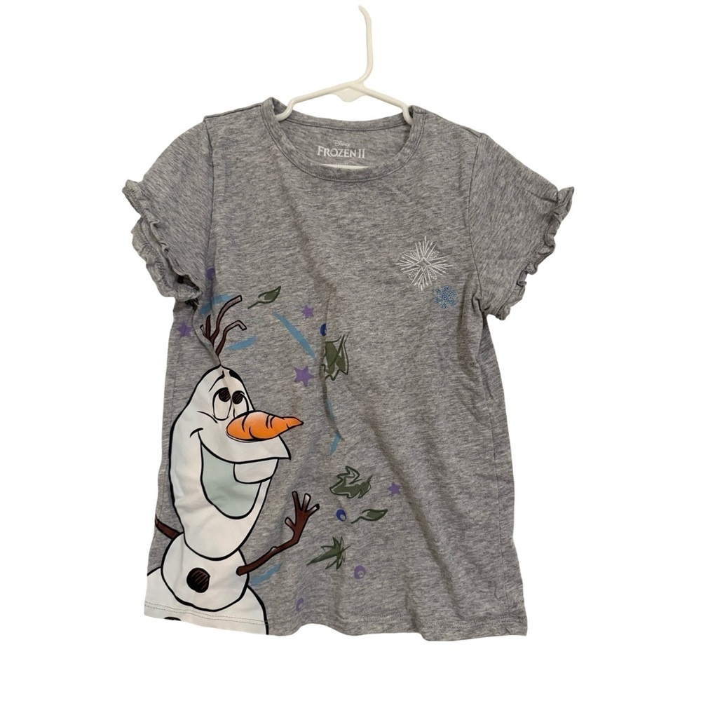 Disney Frozen II Olaf Graphic Tee Kids Size 7